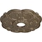 Ekena Millwork Rotherham Ceiling Medallion (Fits Canopies up to 3 1/2"), 18"OD x 3 1/2"ID x 1 1/2"P, Warm Silver CM17ROWSS - alternate 2